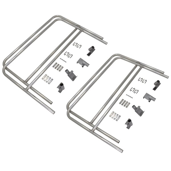 Alum Walk Ramp Rail Retro Fit 16 Ft, PK4